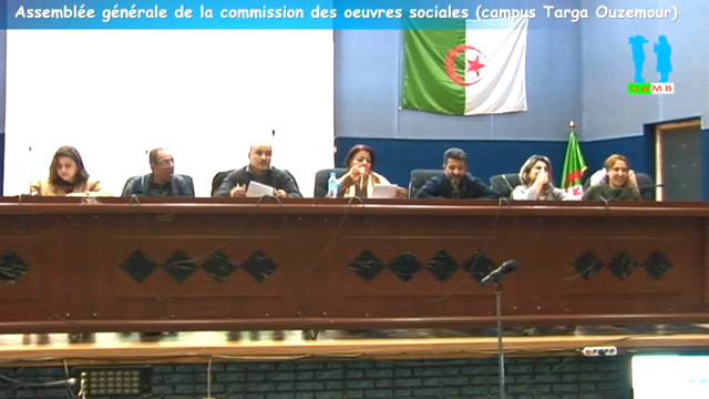 Assemblée générale de la commission des oeuvres sociales, campus Targa ouzemour, part 02