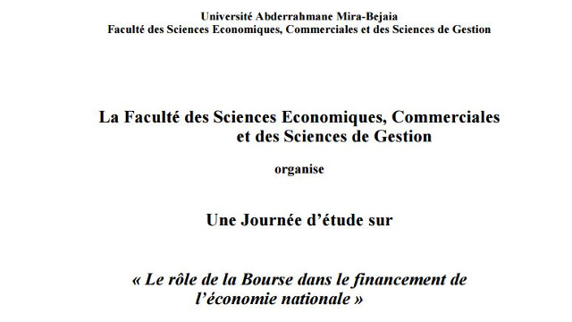 Session débat autour de la  journée d’étude sur « Le rôle de la Bourse dans le financement de l’économie nationale »