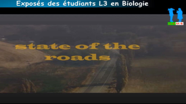 Exposé vidéo sur l&rsquo;état des routes, par des étudiantes, L3 Biologie (Biochimie)