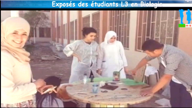 Exposé vidéo sur  la création de l&rsquo;éspace de lecture par des étudiantes, L3 Biologie (Biochimie)