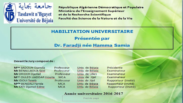 Débat, soutenance Habilitation Univ HAMMA Samia, part 06