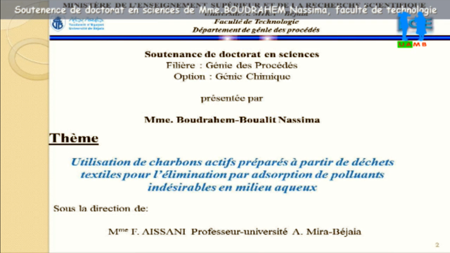 Débat6, soutenance de doctorat en Sciences BOUDRAHEM Nassima