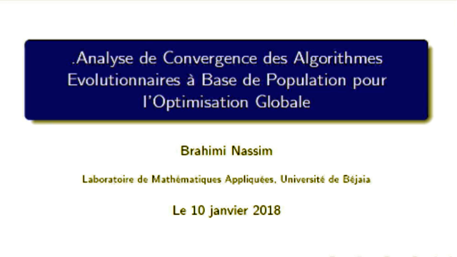Débat5, soutenance de doctorat en math de M. BRAHIMI Nassim