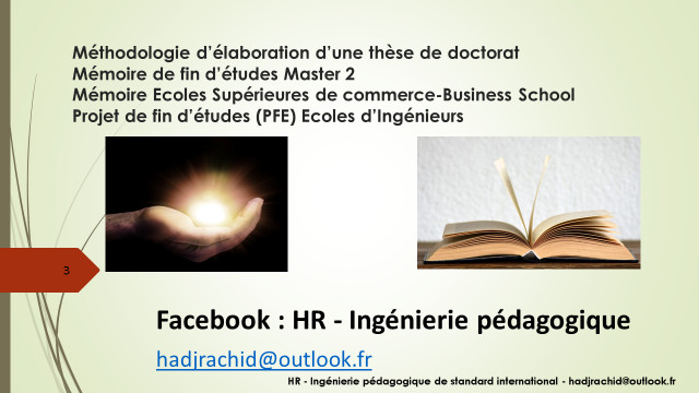 Méthodologie d&rsquo;élaboration d&rsquo;une thèse de Doctorat Part 02