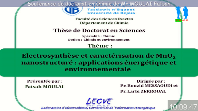 Débat soutenance doctorat de M. MOULAI Fatsah, part6