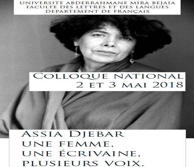 Débat autour, de la première et de la deuxième séance, sur: Assia DJEBAR, “Une femme, une écrivaine, plusieurs voix”