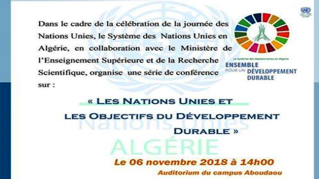 Débat de la conférence par Eric OVERVEST, ONU, Algérie