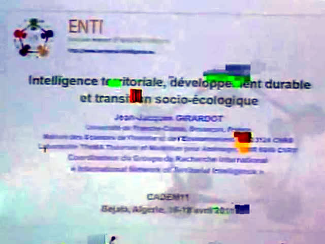 Conférence de Mr Jean jaque Gerardo