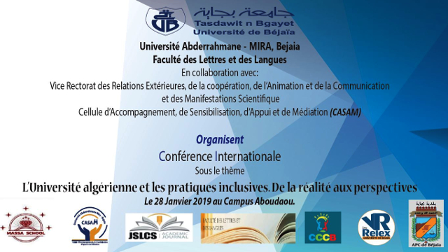 Clôture de la Conférence Internationale sur: l’Université algérienne et les pratiques inclusives. De la réalité aux perspectives