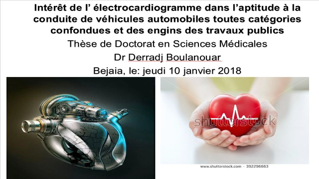 La consécration du Dr DERRADJ Boulanouar, CHU de Bejaia