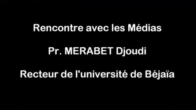 Entretien avec M. MERABET Djoudi (Montréal). DACHRATV