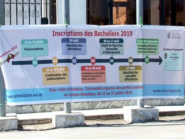 Les pré – inscriptions des nouveaux bacheliers – 2019/ 2020