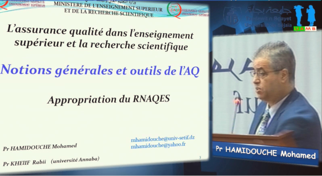 Débat autour, de la journée d&rsquo;étude, sur l&rsquo;assurance qualité, dans l&rsquo;enseignement supérieur et clôture de la journée.