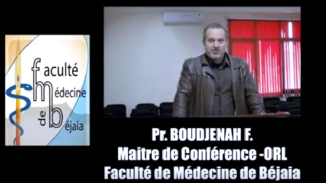 Les Otites Moyennes Aiguës, Cours ORL du Pr BOUDJENAH F