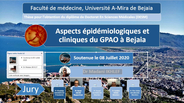 Débat de la soutenance doctorat, du Dr Madani IKHLEF, part5