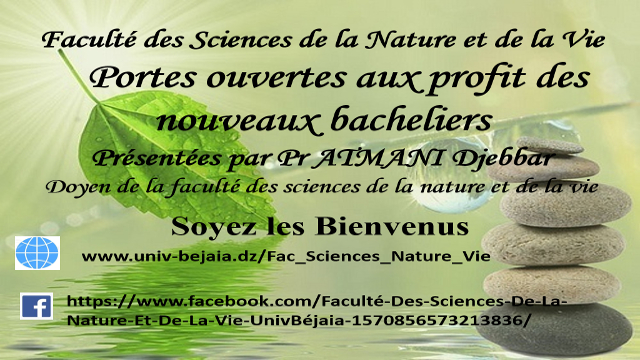 Portes ouvertes sur la faculté des sciences de la nature et de la vie 2020