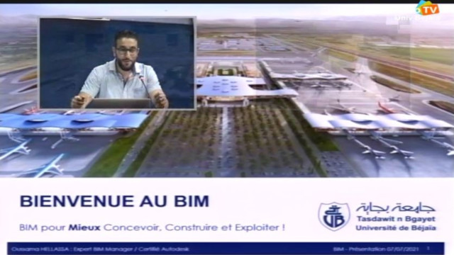 Débat autour de la conférence animée par Mr. HELLASSA Oussama, formateur et expert Building Information Modeling « BIM »