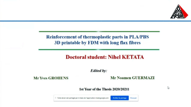 Conférence de Mme Ketata Nihel