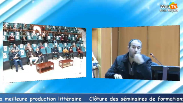 Clôture, de la 3ème édition de la formation doctorale de la Faculté de Lettres et des Langues