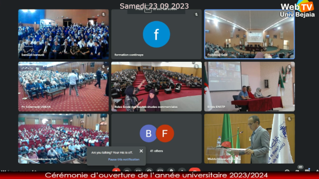 Cérémonie d&rsquo;ouverture de l&rsquo;année universitaire 2023/2024