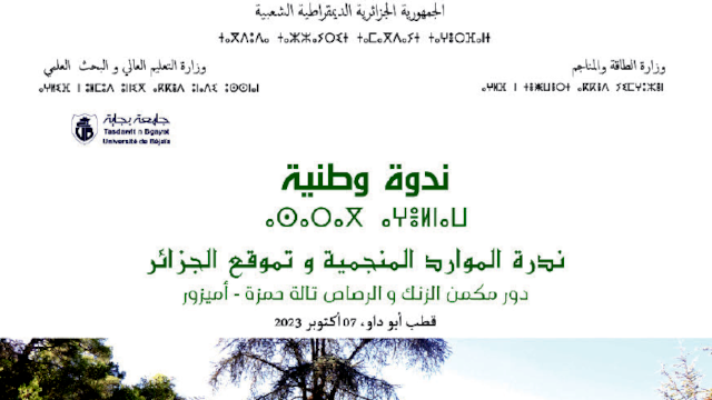 ًإستغلال مكمن الزنك و الرصاص ً تالة حمزة ـ واد أميزور