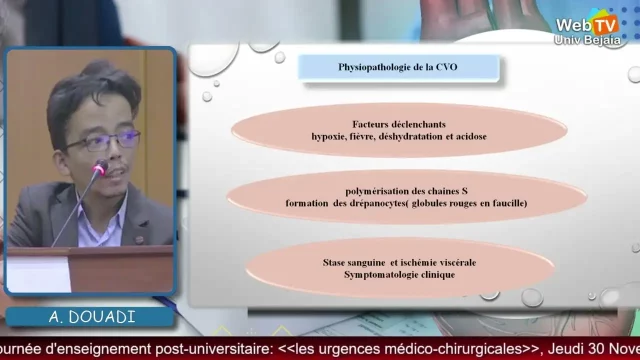 Conférence animée par: Dr A. DJOUADI, CHU de Bejaia