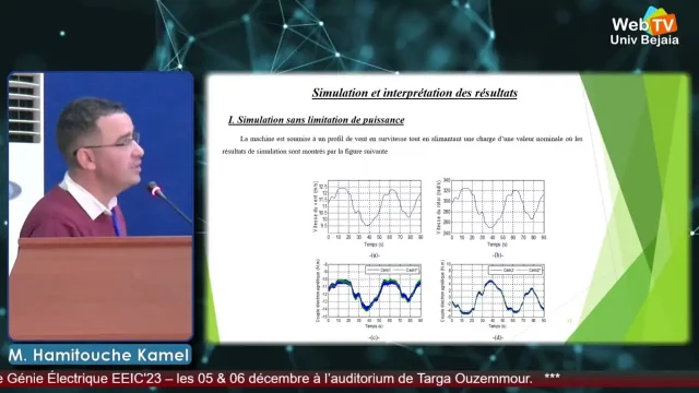 Communication de: M. Hamitouche Kamel