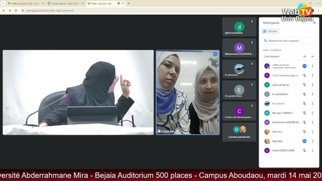 Conférence animée par: OUAL Amel, MCB et BESTANDJI Nadjia, MAA – Université  Constantine 1