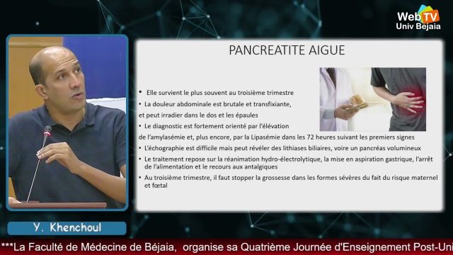 Conférence animée par: Dr Y. Khenchoul, E. Boucenna, S. Bendjaballah, MCA, Constantine