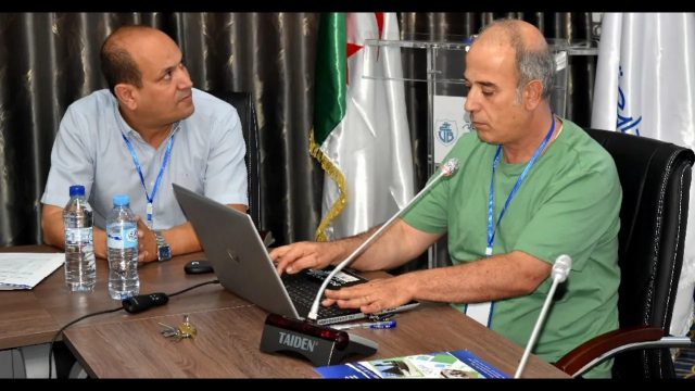 Conférence animée par: Pr Said BEY, Vice-Recteur de la pédagogie et M. Mohand Amokrane AIDAT, membre du comité scientifique du projet DIGITAQ