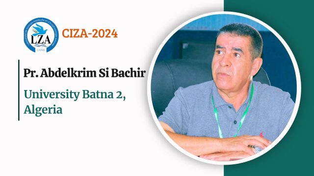 Conférence du professeur Abdelkrim Si Bachir (University Batna 2, Algeria): Les sciences participatives : concept et expériences d’écologie animale menées en Algérie