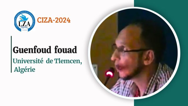 Communication de M. Guenfoud fouad, (Univ. Tlemcen, Algérie): Amélioration de la dégradationphotocatalytique du colorant vert malachite par des nanoparticules à bases desmétaux de transition.