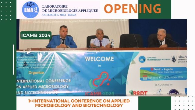 Opening of the 1st  International Conference on Applied Microbiology and Biotechnology. ICAMB 2024