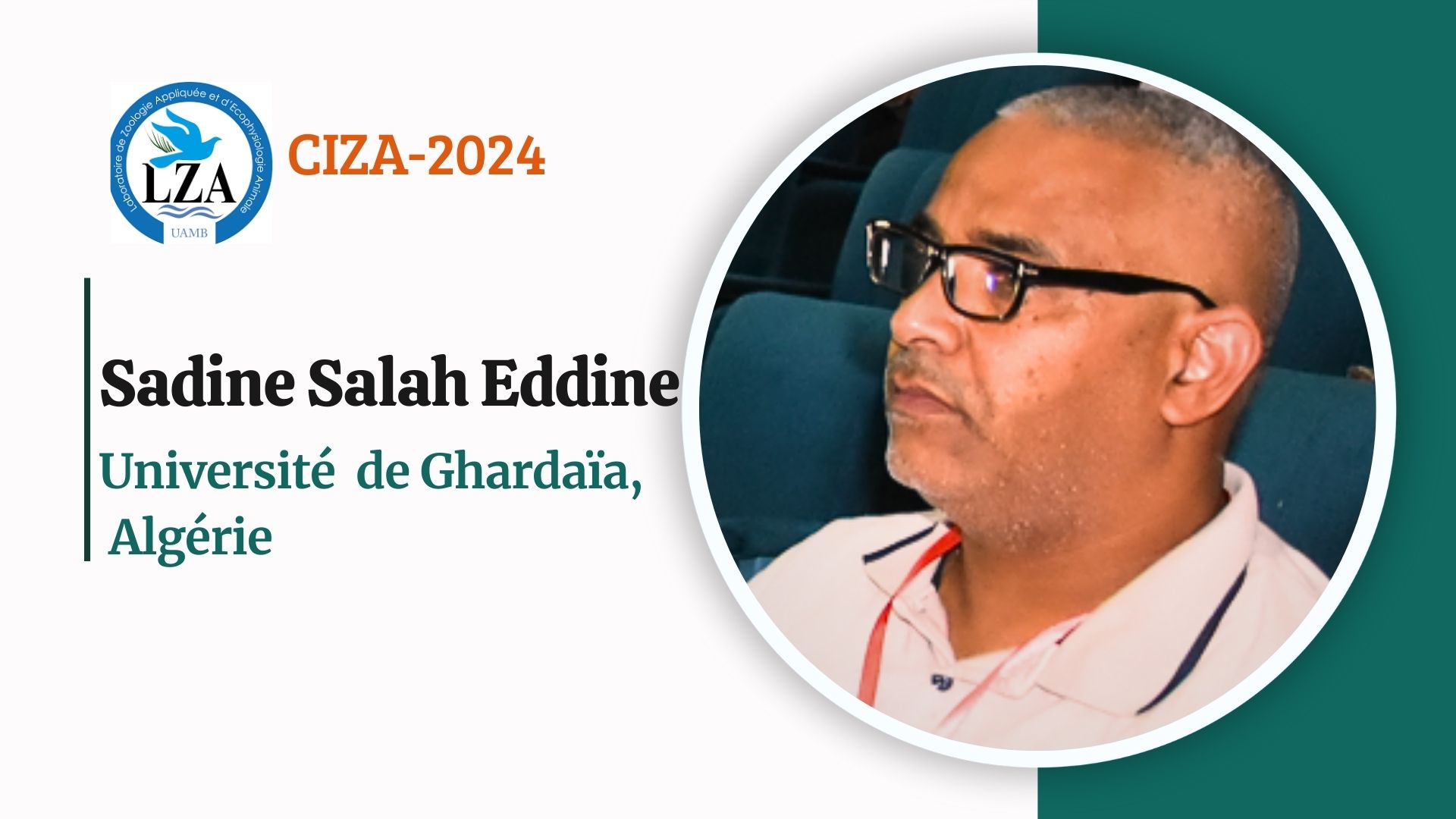 Sadine Salah Eddine ciza2024 14 15 oct 2024 1 Communication de M. Sadine Salah Eddine, (Univ. Ghardaïa, Algérie) : Diversité scorpionique de la région de Ghardaïa (Centre algérien)