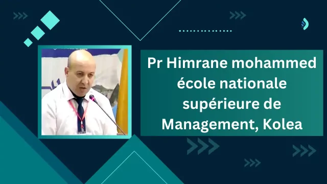 Pr Himrane mohammed : école nationale supérieure  de Management,  Kolea. Titre : «  La fiscalité ordinaire en Algérie : un levier contre le choc pétrolier de 2014 »