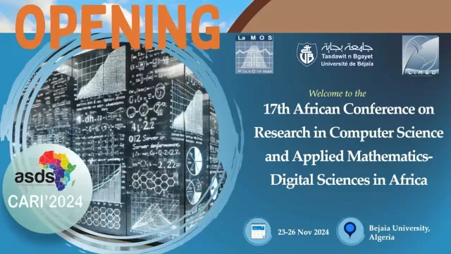 Opening of the 17th African Conference on Research in Computer Science and Applied Mathematics- Digital science in Africa- CARI’2024.