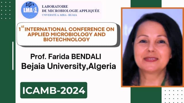 Conférence animée par Prof. Farida BENDALI (Bejaia University,Algeria): LAB strains collection: Newinsights on their functionalities and applications.