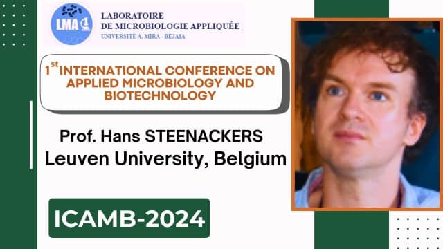 Conférence animée par Prof. Hans STEENACKERS (Leuven University, Belgium): 2-Aminoimidazole Based Inhibitors of Biofilm Formation: a 15 Year Story.