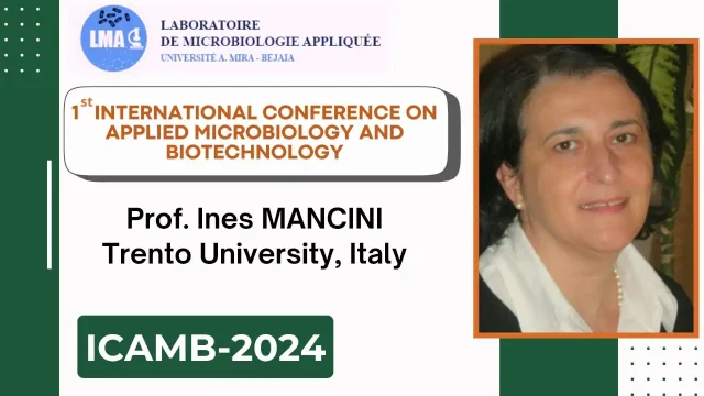 Communication par visioconférence de Prof. Ines MANCINI (Trento University, Italy): Antibacterial Activity of Natural and SyntheticOrganic Polyarsenicals.