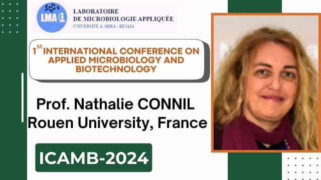 Conférence animée par Prof. Nathalie CONNIL (Rouen University, France): Interplay of Pathogens/Beneficial Microbes Within the Host: Stress Hormones Dictate the Game’s Rules?