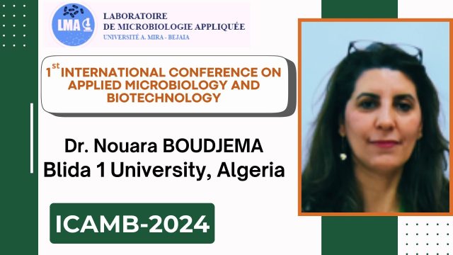 Communication de Dr. Nouara BOUDJEMA (Blida 1 University, Algeria). Valorization of organic wastesin agriculture.