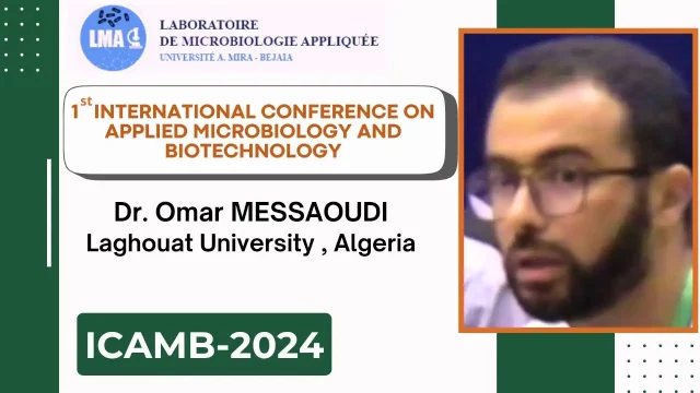 Communication de Dr. Omar MESSAOUDI(Laghouat University , Algeria): Formulation of a LyticBacteriophage Cocktail for the control of Pathogenic Staphylococcus aureus Strains in Planktonicand Biofilm Forms.