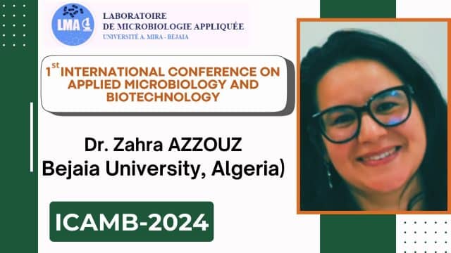 Communication de Dr. Zahra AZZOUZ (Bejaia University, Algeria). Valorization and biodegradation oflignocellulosic waste via fungal enzymatic synergies produced during solid-state fermentation.