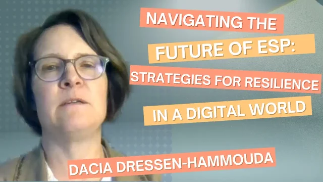 Dacia Dressen-Hammouda, »Navigating the Future of ESP: Strategies for Resilience in a Digital World »