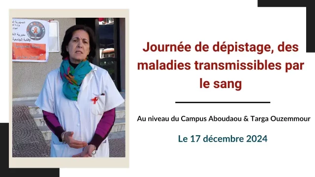 journée de dépistage des maladies transmissibles par le sang