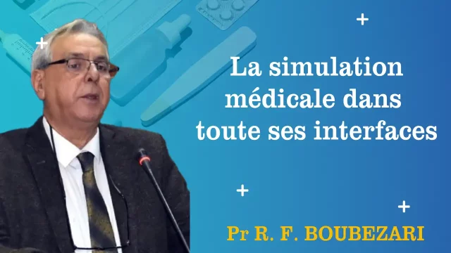 Conférence du Pr Boubzari, doyen de la faculté de  médecine