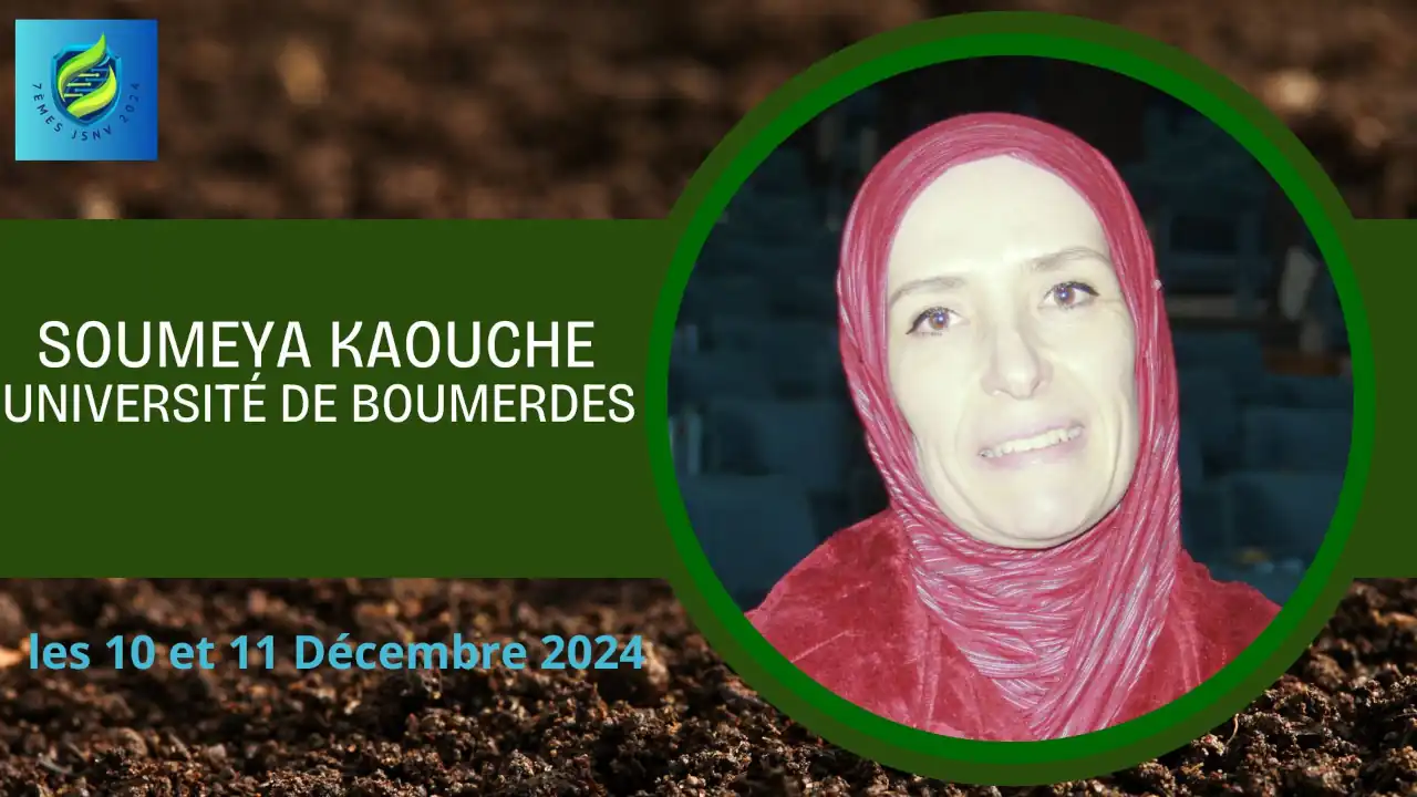 Soumeya KAOUCHE SNV 10 11 dec 2024 Communication présentée par : Soumeya KAOUCHE : ETUDE DE LA RESISTANCE ET DE LA VIRULENCE DES SOUCHES DE E.COLI ISOLEES DE L’EAU DE L’ENVIRONNEMENT