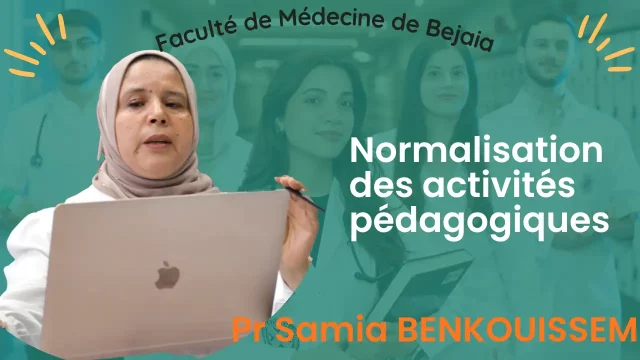 Normalisation des activités pédagogiques, Pr BENKOUISSEM