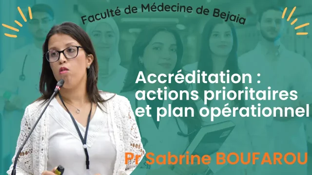 Accréditation : actions prioritaires et plan opérationnel