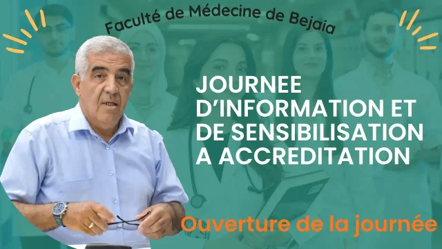 Ouverture de la journée d&rsquo;information à l&rsquo;accréditation